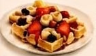 Gofre con Frutas y Sirope